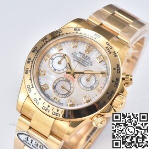 Clean Factory Replica Rolex Cosmograph Daytona M116508-0007 Series Mother Of Pearl Dial
