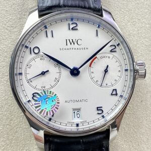 ZF Factory Replica IWC Portugieser IW500705 Black Leather Strap