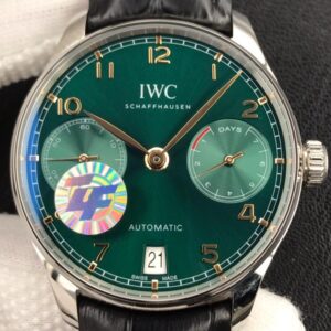 ZF Factory Fake IWC Portugieser IW500710 Blue Panda Plate