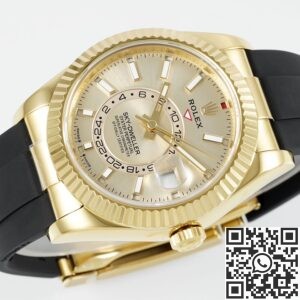 ZF Factory Imitation Rolex Watch Sky-Dweller M336238-0001 Gold Watch Case