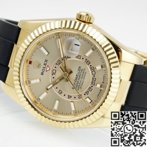 ZF Factory Imitation Rolex Watch Sky-Dweller M336238-0001 Gold Watch Case